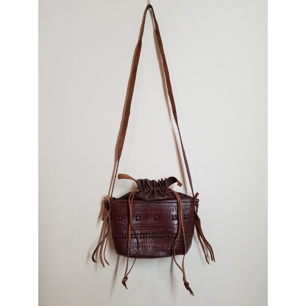 VTG Leather Cross Body Bag